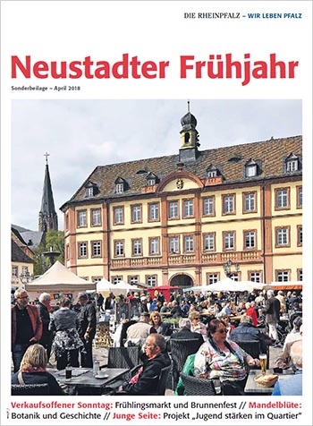 Die „Neustadter Jahreszeiten“ ist eine Beilage über Neustadt an der Weinstraße mit Veranstaltungsterminen und Geschäftsanzeigen in der Zeitschrift RHEINPFALZ.